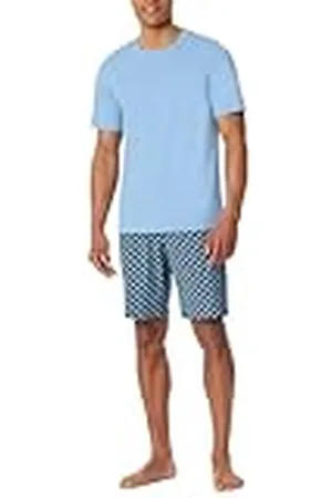 Schiesser Herren Schlafanzug Kurz Rundhals-Casual Essentials Juego de Pijama, , 52 Hombres