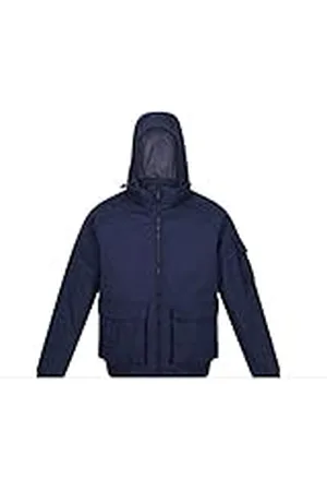 Regatta Hombre Faizan Chaqueta Impermeable y Transpirable - Abrigo con aislamiento thermoguard, capucha y multibolsillos