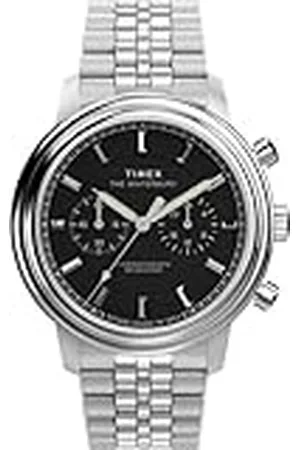 Timex Reloj Cronógrafo para para Hombre de Cuarzo con Correa en Acero Inoxidable TW2Y23400