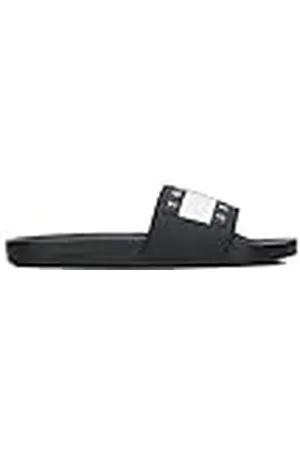 Tommy Hilfiger Hombre Chanclas Pool Slide Zapatillas de baño, (Black), 40