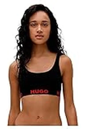 HUGO BOSS Sporty Logo Sujetador Estilo Bralette, , 3XL De Las Mujeres