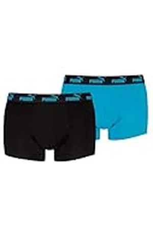 PUMA Elements Trompa, Blue/Black, L (Pack de 2) de los Hombres