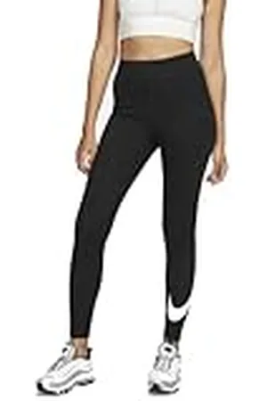Nike DV7795-010 W NSW NK CLSC GX HR TGHT SWSH Leggings Mujer Black/Sail Tamaño M