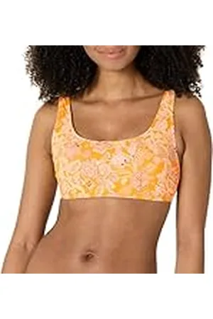 Amazon Top Corto de Baño con Cuello Redondo Mujer, , 48