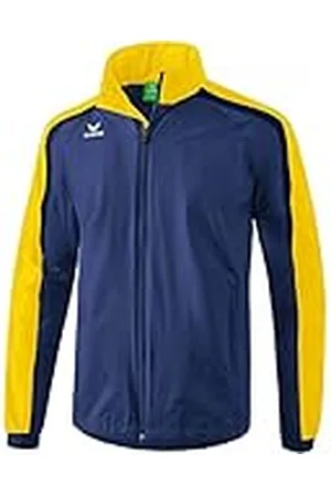 Erima Liga 2.0 Chaqueta para Todo Tiempo, Unisex niños, Azul (New Navy/Dark Navy) / Amarillo, 164