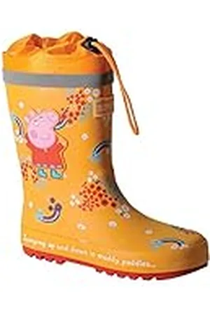 Regatta PeppaSplash Welly, Botas de goma Peppa Pig, con cordón ajustable, , 35 EU