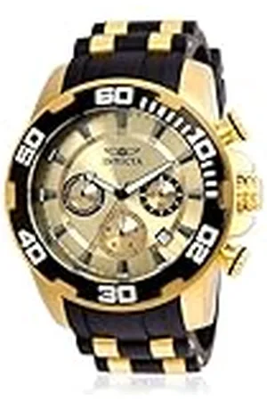 Invicta Reloj Analógico para Hombres de Cuarzo con Correa en Silicona 22346