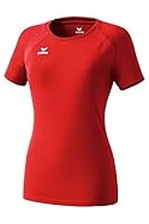 Erima Uni T - Camiseta para Mujer, tamaño 36 UK, Color Rojo