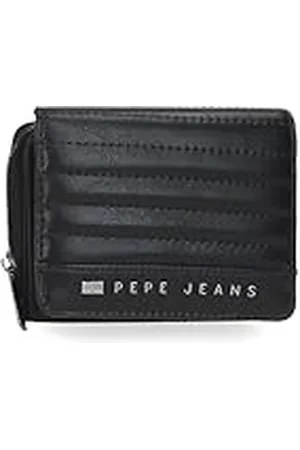 Pepe Jeans Biker Billetero con Monedero 10x8x3 cms Poliéster con Detalles en Piel Sintética by Joumma Bags