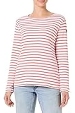 Armor.lux Marinière Lesconil Col Bateau en Coton Épais Femme Suéter, , S para Mujer