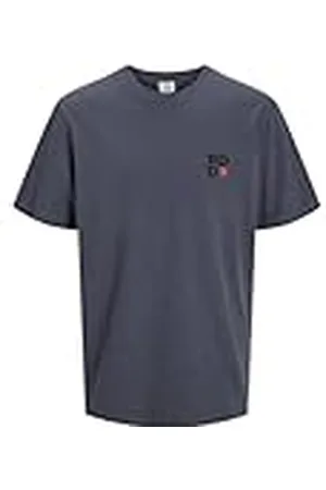 R.D.D. ROYAL DENIM DIVISION Rddfarley Crew Neck tee S/S, Ombre Blue, L Hombres
