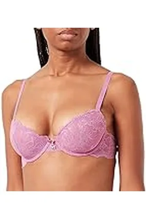 Emporio Armani Underwear Sujetador Push Up Para Mujer Con Almohadillas Extraíbles Y 2loop Eternal Lace, Sujetador Push Up Mujer, Azul, 75A