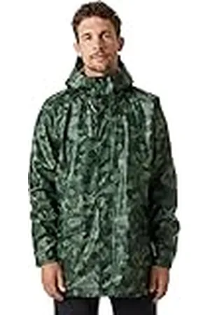 Helly Hansen Moss Rain Coat Spruce Aop Mens S