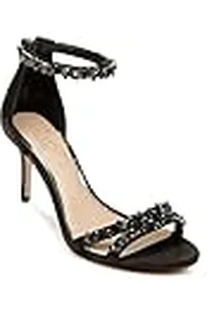 Badgley Mischka Caroline, Zapatos con Tacon y Correa de Tobillo Mujer, Beige (Champagne Satin 256), 36 EU