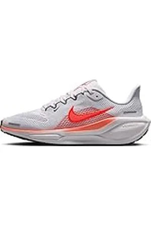 Nike Pegasus 41 Zapatillas de Running para Asfalto-Niño/a, Shoe, White/Bright Crimson-Magic Ember-Black, 38.5 EU