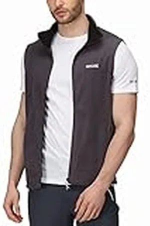 Regatta Tobias II Chaleco con Cremallera y 2 Bolsillos Bodywarmers, Hombre, Iron(Black), 48 EU