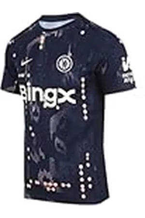 Nike FC Chelsea Academy Pro Se Dri-Fit Pre-Match - Camiseta de fútbol de Manga Corta para Hombre, obsidiana/Albaricoque ágata/Guayaba Hielo, HJ2502-452, XL
