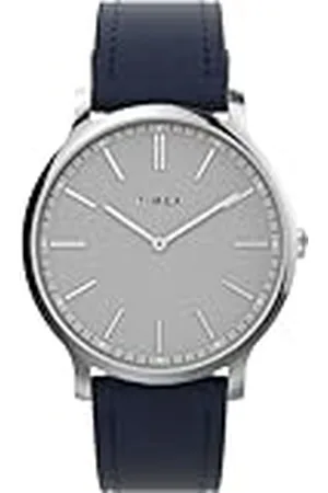 Timex Reloj Analógico para para Hombre de Cuarzo con Correa en Cuero TW2W43800