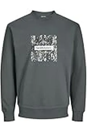 JACK & JONES Jcoalpha-Sudadera con Cuello Redondo, , S para Hombre