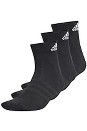 adidas Cushioned Sportswear 3 Pairs, Calcetines tobilleros Unisex niños, Negro (Black/White), 28-30 EU