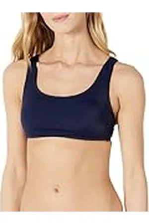 Amazon Top Corto de Baño con Cuello Redondo Mujer, , 38