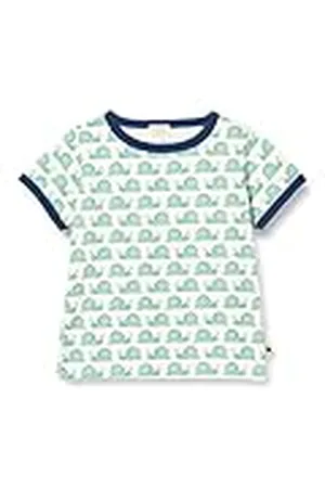 loud + proud Camiseta con impresión Caracol certificada Gots, , 98-104 Unisex niños