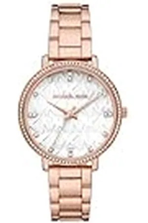 Michael Kors Reloj Analógico para Mujeres de Cuarzo con Correa en Acero Inoxidable MK4917