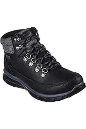 Skechers Synergy Cool Seeker, Botas de Senderismo Mujer, Black Microleather/Felt, 39 EU