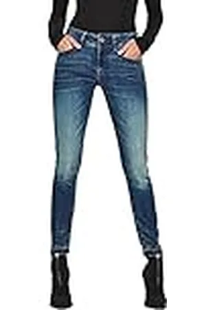 G-Star Para Mujer Jeans Lynn Mid Skinny Ripped Edge Ankle, , 25W / 34L