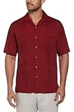 Cubavera Guayabera - Camisa Bordada de Manga Corta con Botones para Hombre, Ajuste cómodo (Talla S - 5X Grande y Alto), , XX-Large