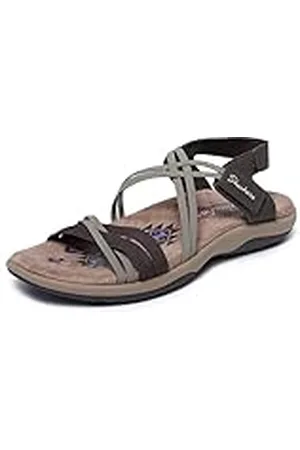 Skechers Reggae Slim-Takes Two, Sandalias Planas Mujer, , 36 EU