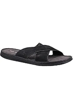 Hush Puppies Cruz del Nilo, Sandalia Hombre, Black, 45.5 EU