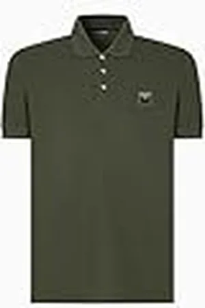 Emporio Armani Satin Label Polo Beachwear Camiseta, , XL para Hombre