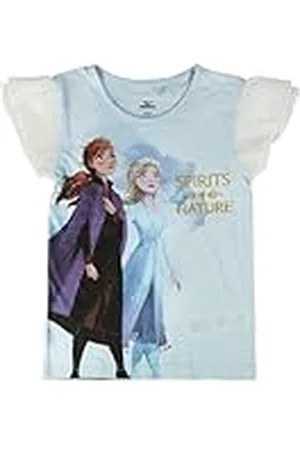 Disney Frozen II 131819 Camiseta, , 110 (Pack de 2) Niñas