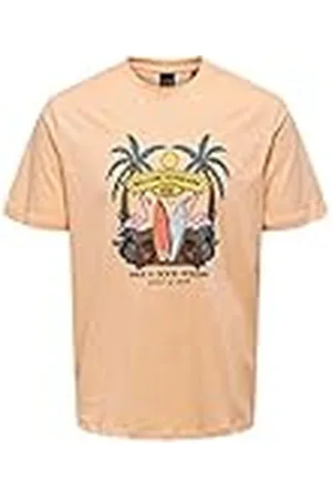 Only & Sons Onsalberto Reg Summer SS tee Camiseta, , S para Hombre