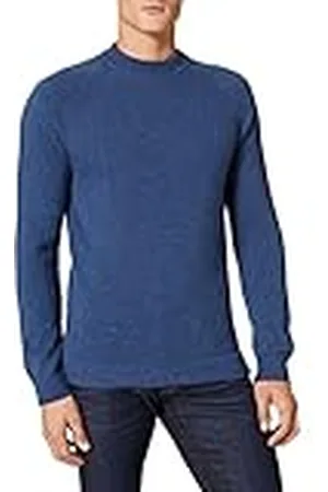 Marc O’ Polo 130515660206 Suéter, Azul Tweed, M para Hombre