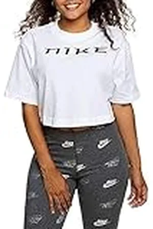 Nike W NSW Top SS Crop Pythn T-Shirt, Mujer, , M