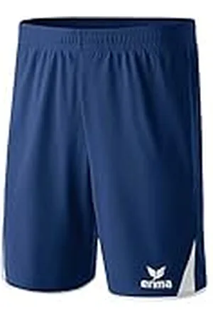 Erima Classic 5 Cubos Pantalón Corto, Hombre, New Navy/Blanco, XL