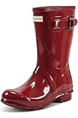 Hunter Wmn Org Short Gloss, Botas de Agua para Mujer, Rojo (Military Red), 40 - 41 EU