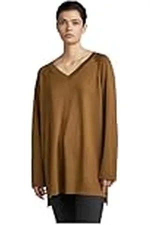 G-Star Para Mujer Jersey Oversized V-Neck Knitted, , XS