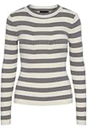 Pieces® Pccrista LS O-Neck Knit Noos BC Jersey de Punto, , XS para Mujer