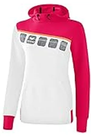 Erima 1071919 Sudadera, Mujer, Blanco/Love Rose/Peach, 36