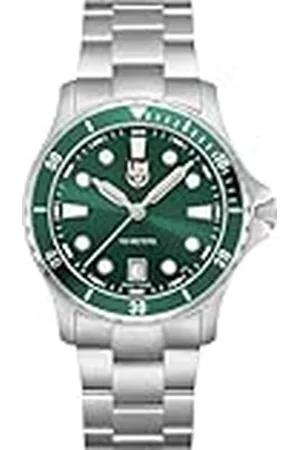 Luminox Reloj deportivo para hombre XS.0957 con temporizador de acero/verde, , Militar