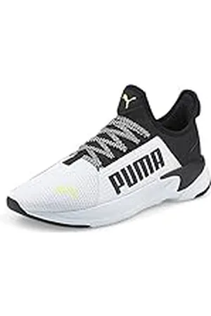 PUMA Softride Premier - Tenis para Correr para Hombre, Blanco, Negro, marillo, 45 EU