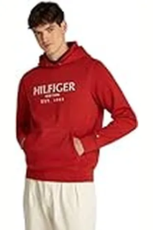 Tommy Hilfiger Sudadera Hombre con Bolsillo Canguro, , S
