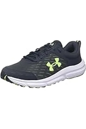 Under Armour Charged Assert 10 - Tenis de Correr para Hombre, Antracita/Antracita/Verde Morph, 45 EU