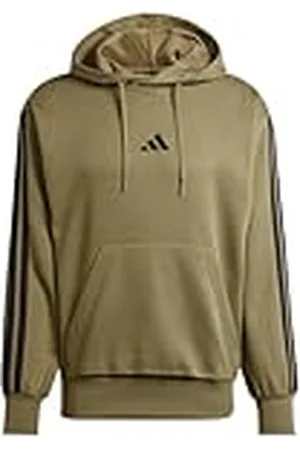 adidas Hombre Essential Three Stripes Fleece Hoodie, , S