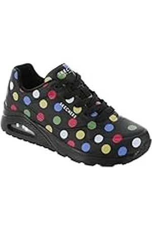 Skechers Tenis Uno-Spotted Air para Mujer, Negro (Black Multicolor), 38 EU