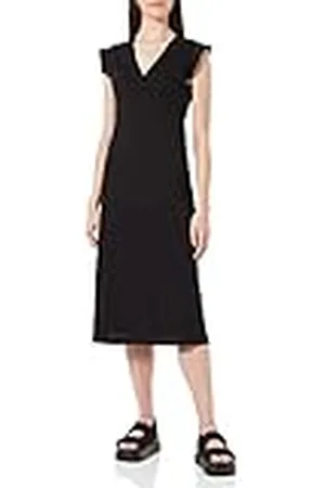 ONLY Onlmay Life S/L Wrap Midi Dress Jrs Vestido Cruzado, , XXS Mujeres