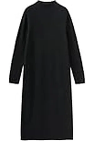 Benetton Vestido 1235dv015, Negro 700, M para Mujer
